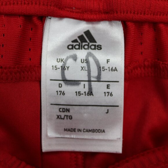 Bayern Munchen FC Munich Shorts Youth XL Red Adidas Football Soccer Official - Picture 8 of 11